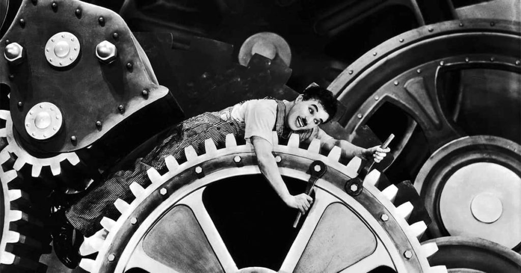 Chaplin trabalhando